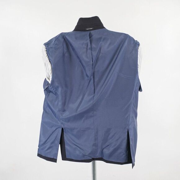 Pronto Uomo Blue Wool Basketweave 2 Button‎ Suit Jacket 46R Or Slim 48R - Picture 12 of 12